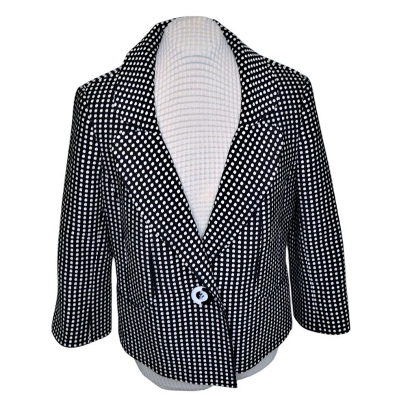 Tribal 3/4 Sleeve Lined Blazer - Picture 1 of 4